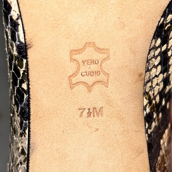 Via Spiga Snakeskin heels size 7.5 - Picture 3 of 12